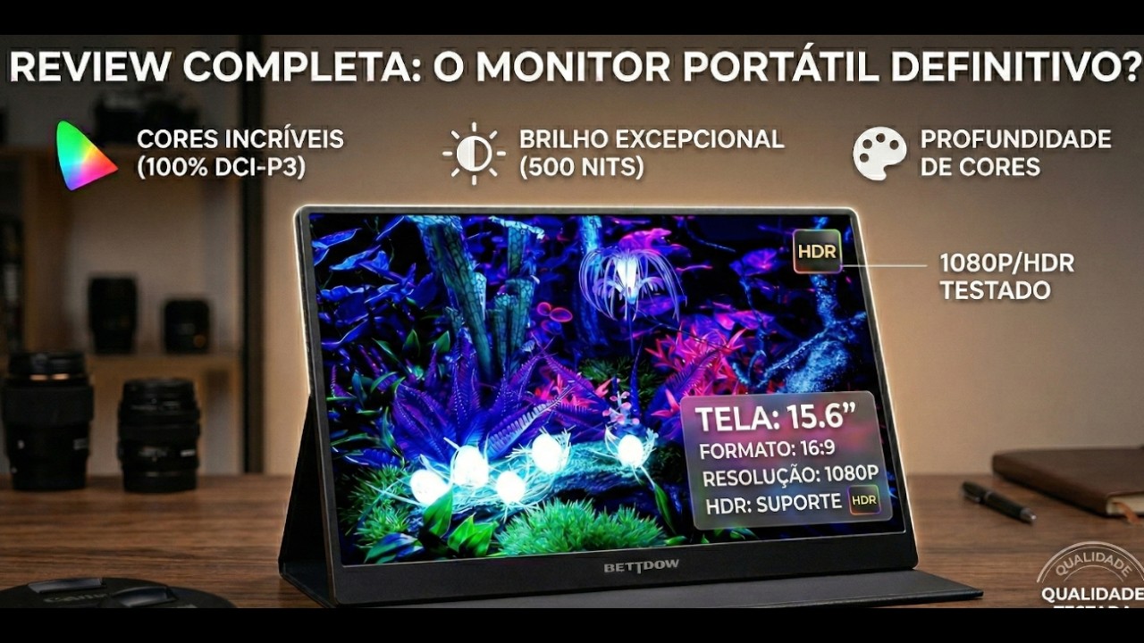 Monitor Portátil BETTDOW 15.6” é BOM mesmo? Vale a Pena em 2026 ou é Cilada?