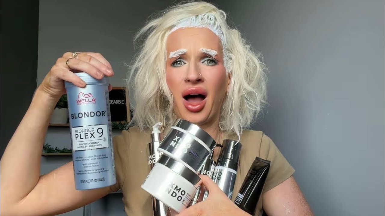 BLEACHING HAIR WELLA BLONDOR & Brad Mondo Hair Products
