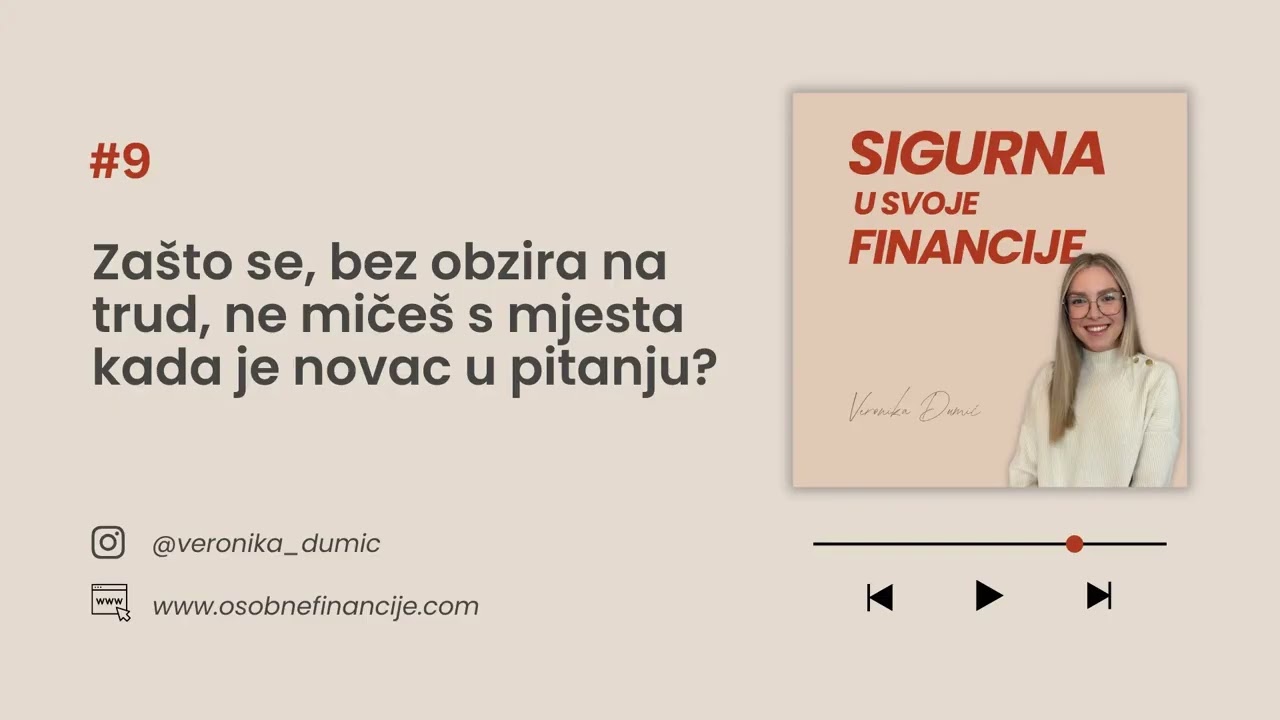 Zašto se s novcem stalno vraćaš na isto