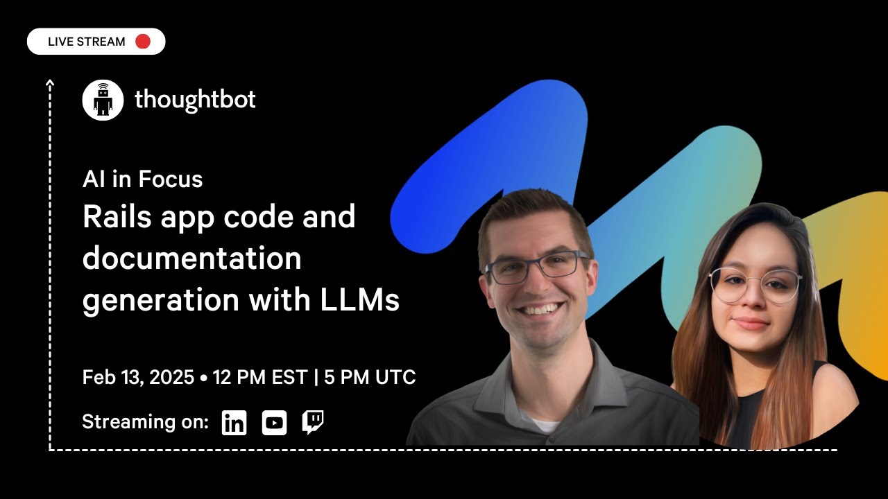 Rails app code and documentation generation with LLMs