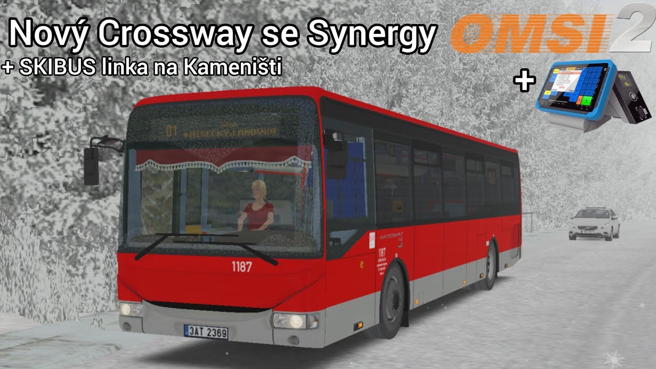 OMSI 2 #321 | Nový Irisbus Crossway LE 12M (1-2) se Synergy! Zimní SKIBUS na Kameništi!