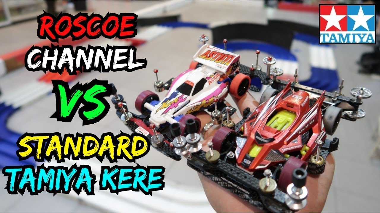 ROSCOE CHANNEL VERSUS STK (Standard Tamiya Kere) - Tamiya Mini 4WD