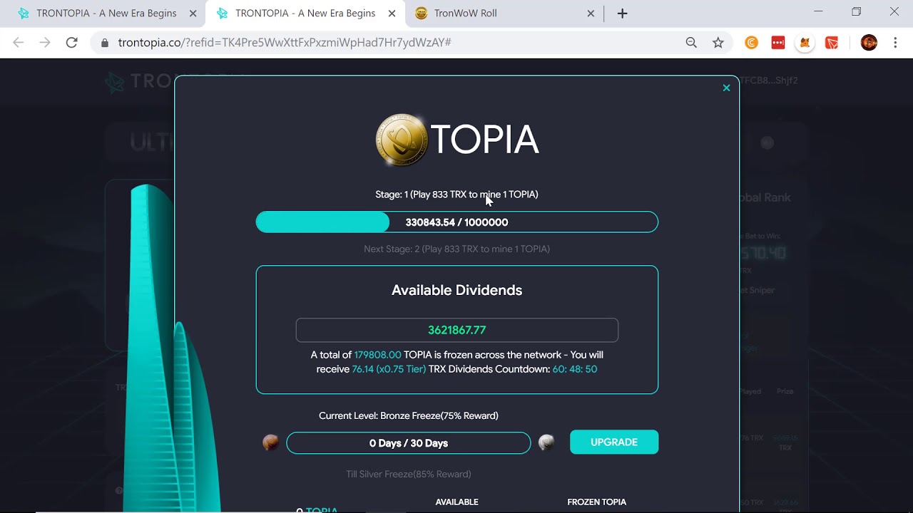 40K Per Day Tron TRX Experiment Update 3