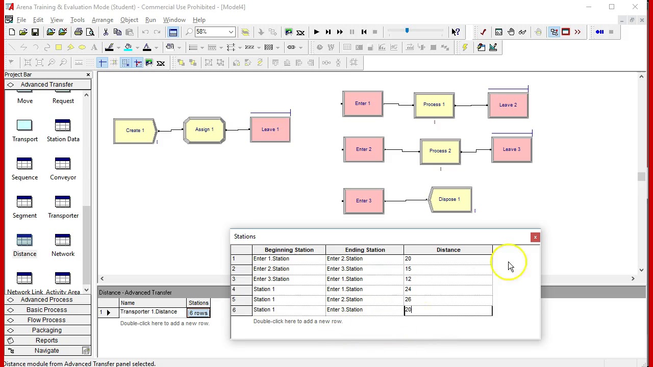 Arena Advanced Transfer Transporter, Sequence, Debugging