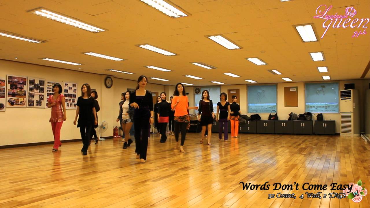 Words Don't Come Easy Line Dance