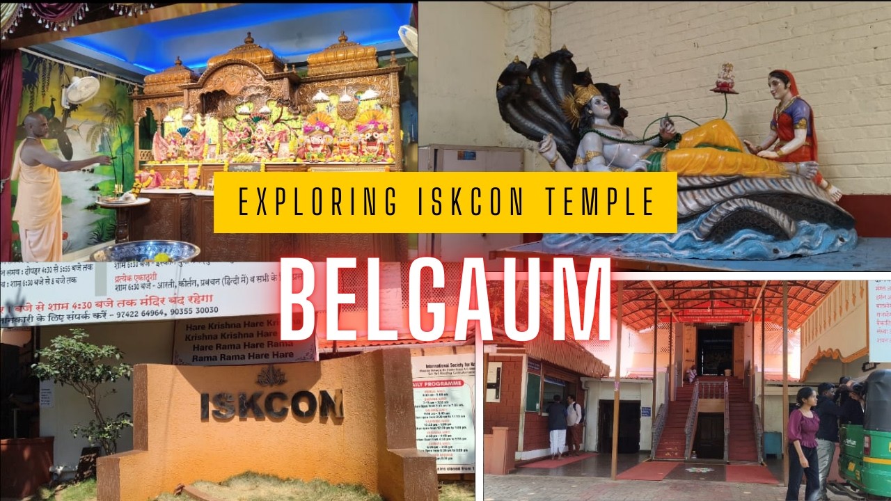Inside ISKCON Temple Belgaum