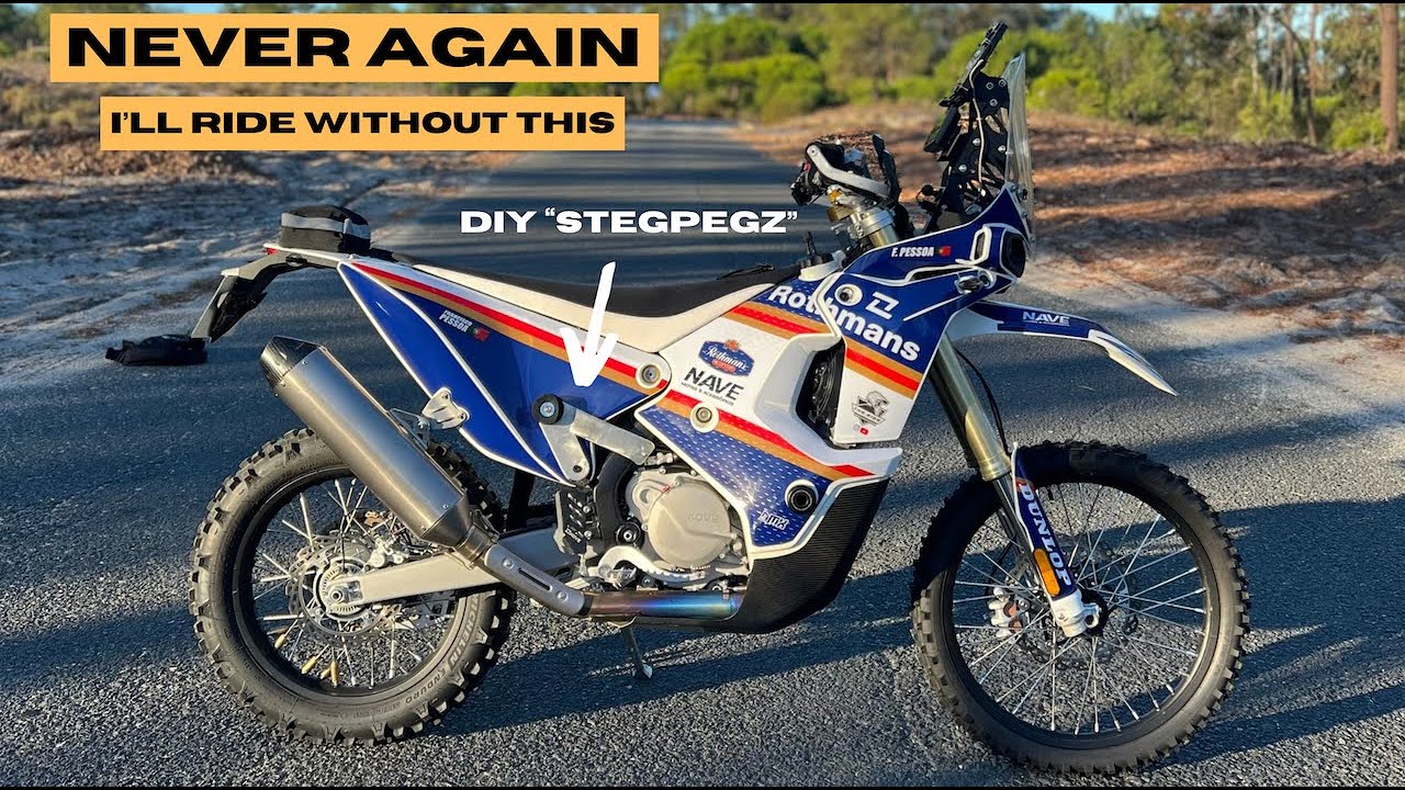 DIY STEGPEGZ FOR THE KOVE 450 Rally | I can't live without them anymore!!
