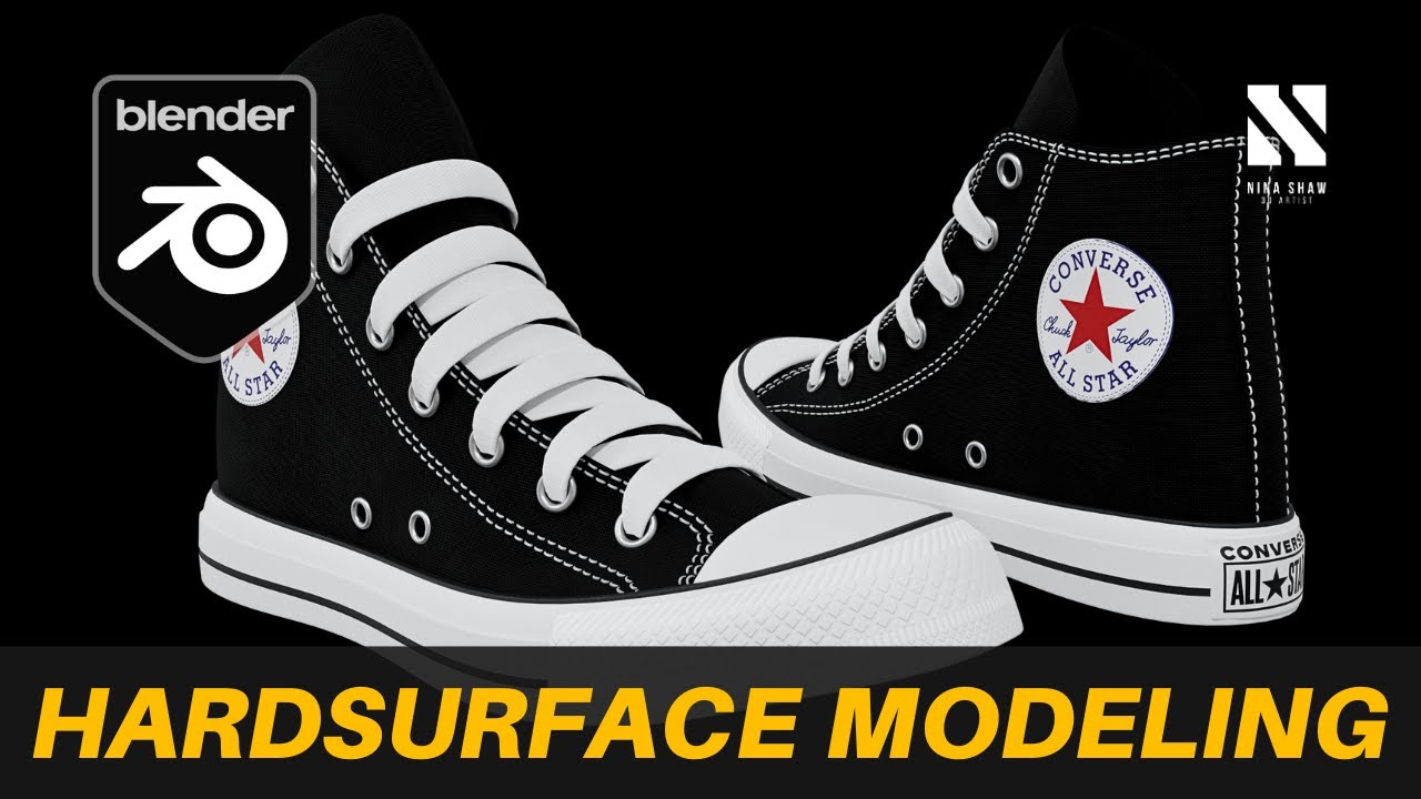 Sneakers | Harsurface Modeling | Blender Tutorial