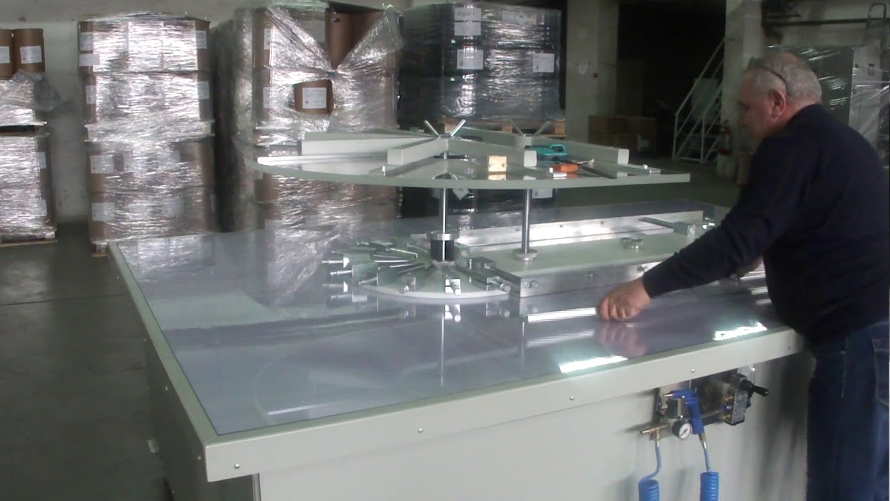 HABM 6000 HOT AIR PVC PROFILE BENDING MACHINE