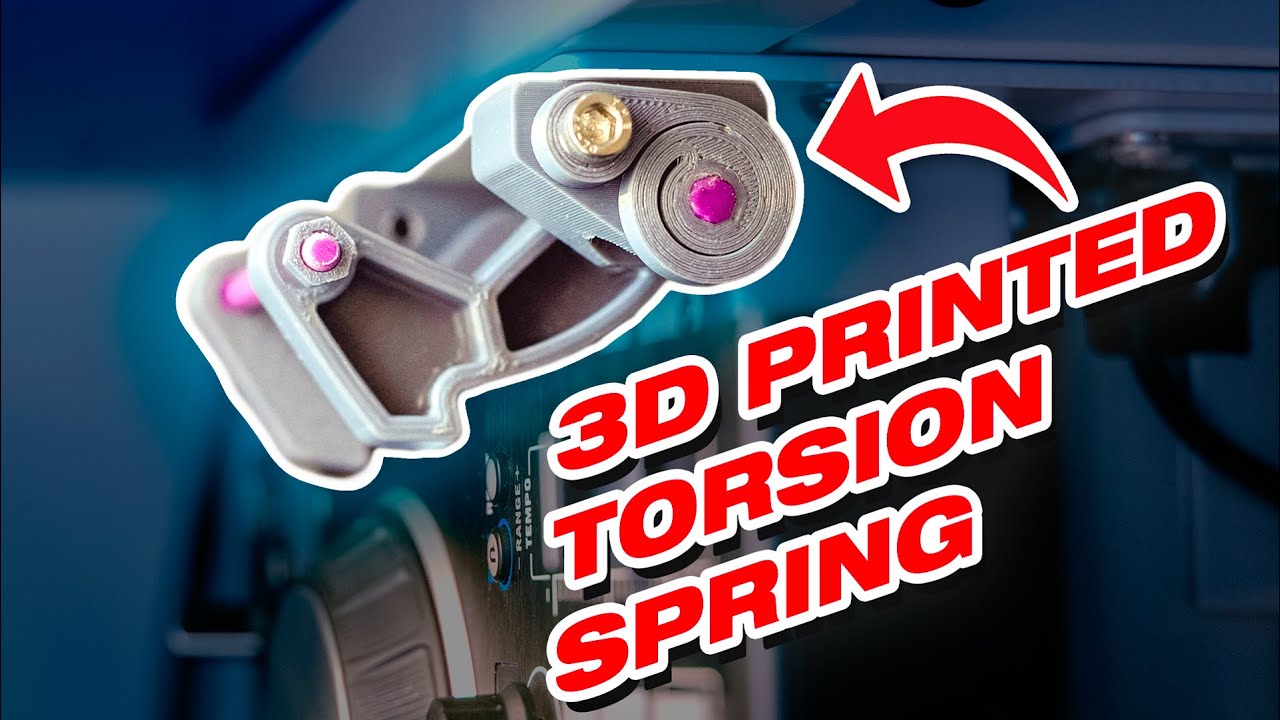 3D Printed Storage Solution using Torsion Springs!