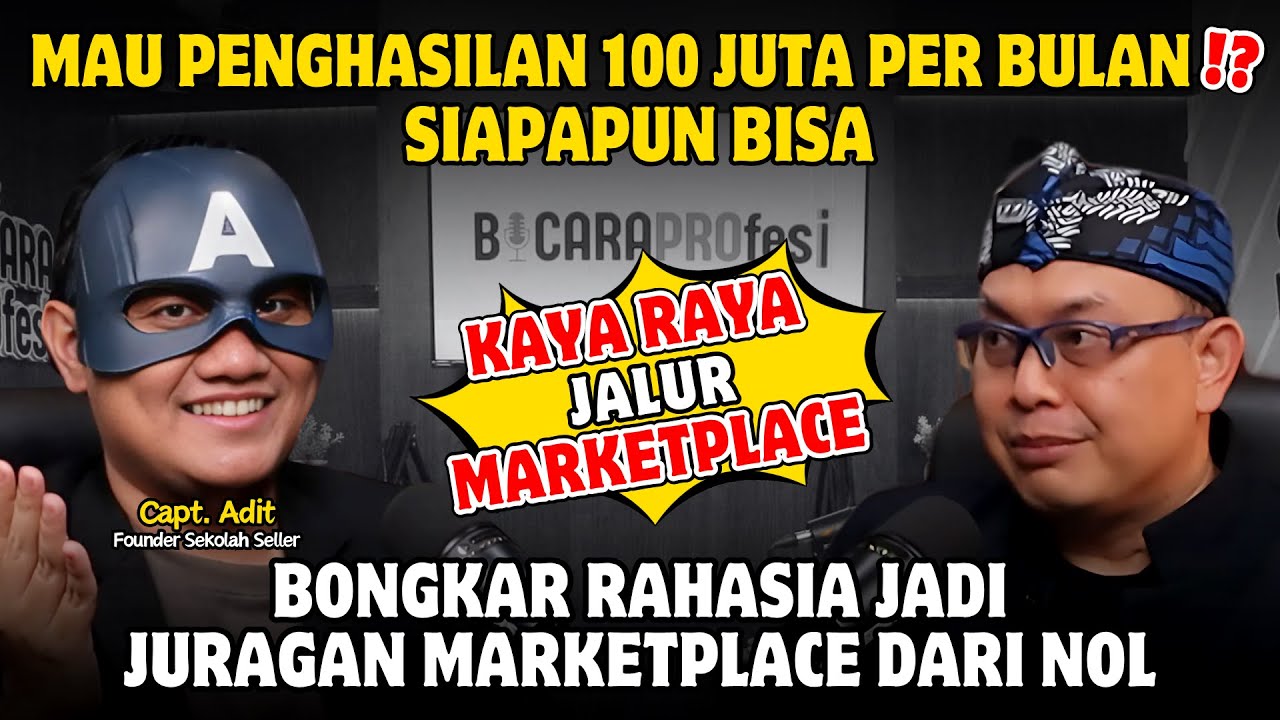 SIMAK RAHASIA KAYA RAYA JALUR MARKETPLACE, CUAN RATUSAN JUTA BAHKAN SAMPAI PULUHAN MILYAR‼️