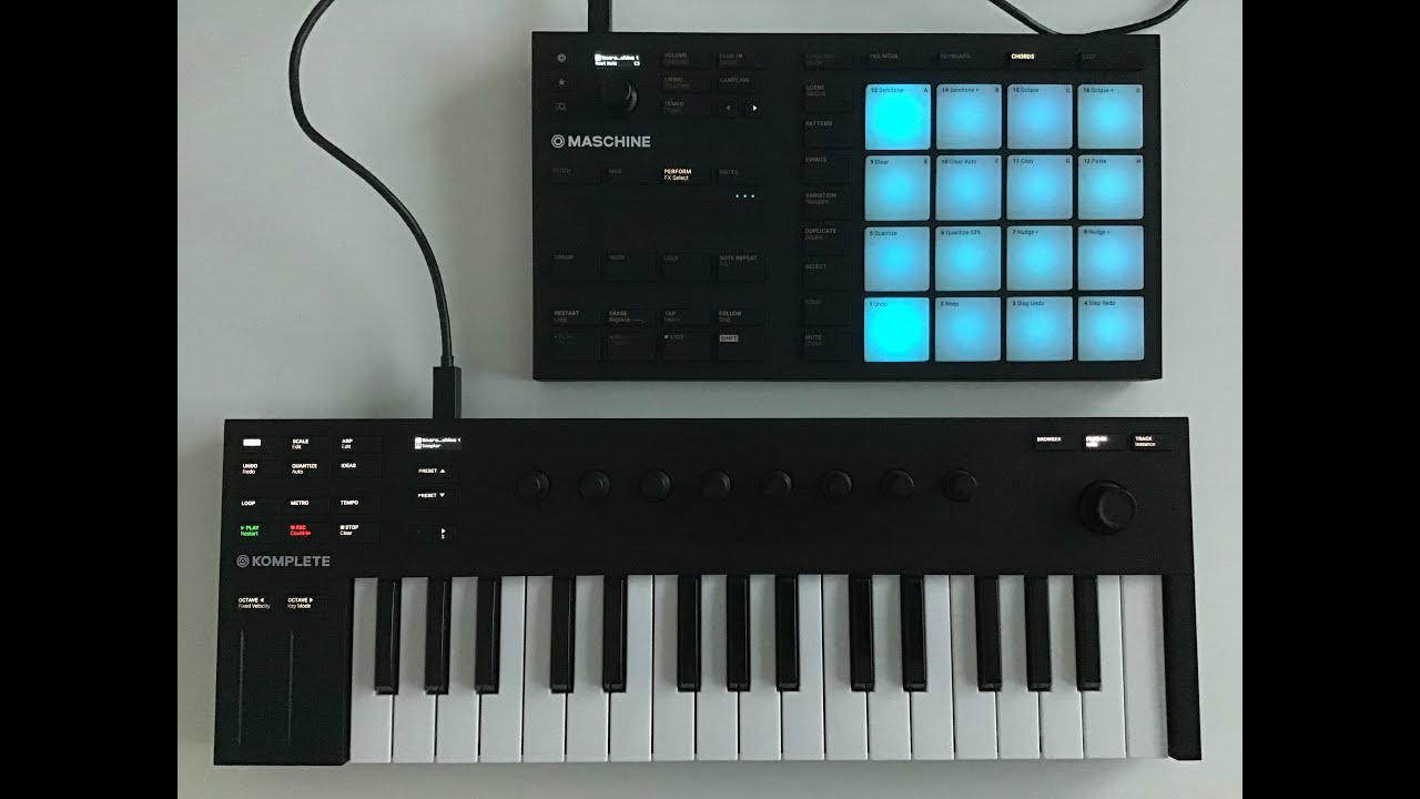 Chill Beats with Maschine Mikro Mk3 and Komplete Kontrol M32
