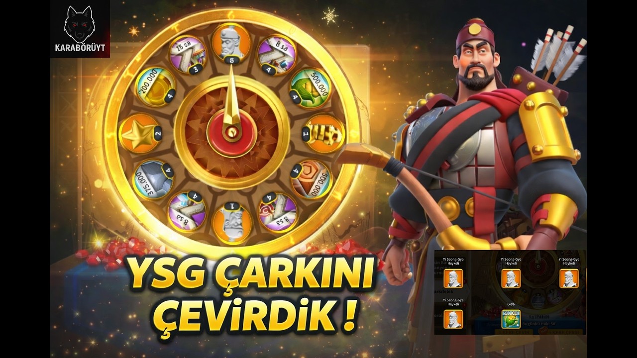 YSG ÇARKINI ÇEVİRDİK! | Değdi mi? | Rise of Kingdoms