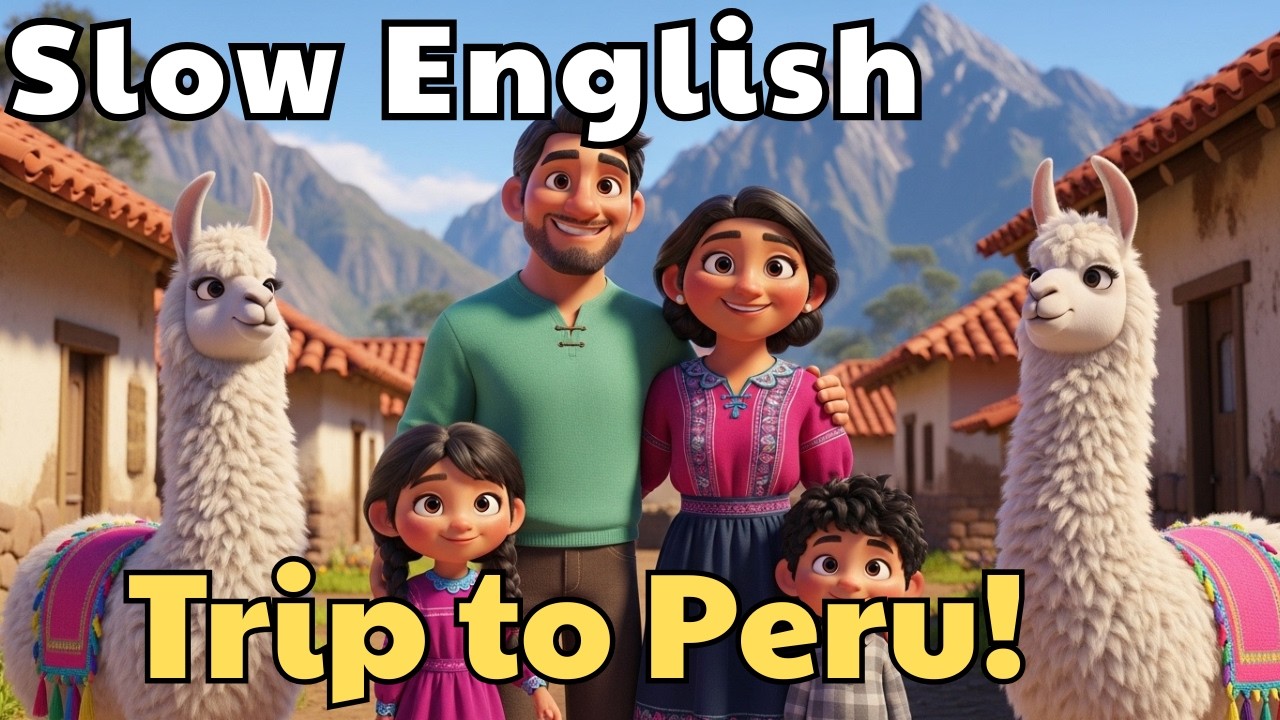 A Family Adventure in Peru 🇵🇪 | Easy English Story for Beginners (A2)