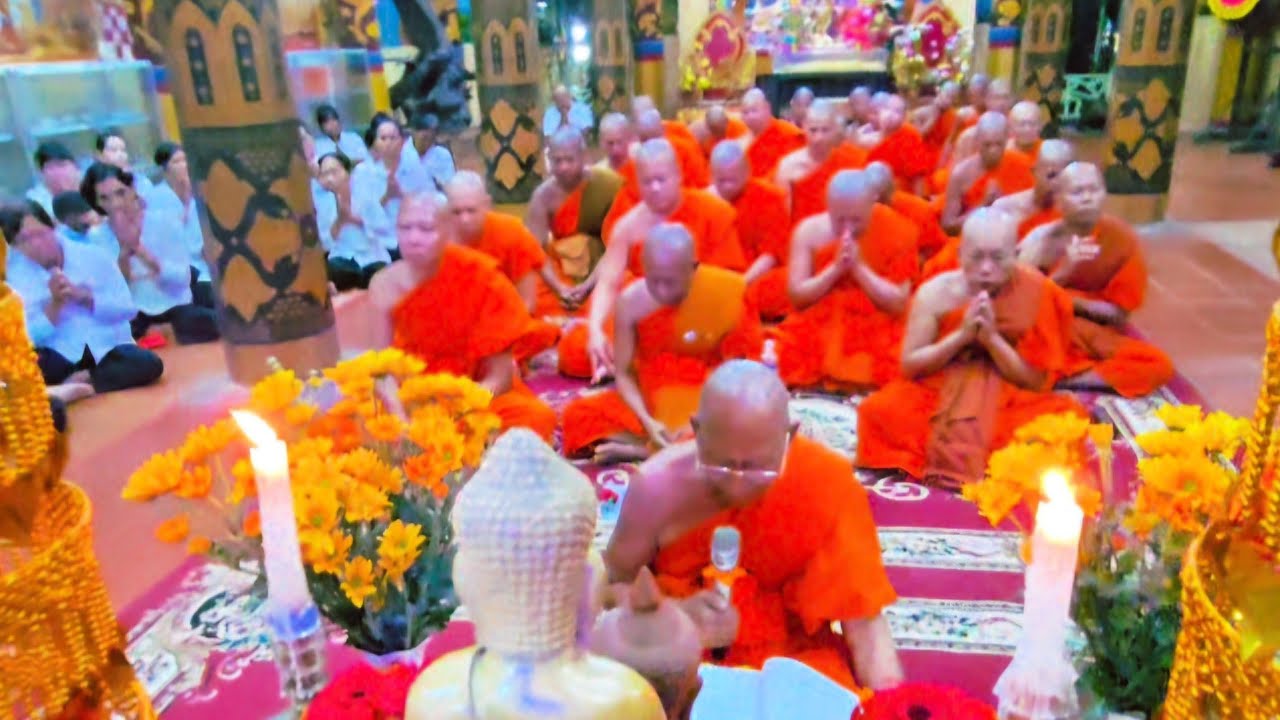 បុណ្យមាឃបូជាវត្តអង្គររាជបុរី(អង្គ)ឆ្នាំម្សាញ់ Lễ Rằm Tháng Giêng Chùa Âng 