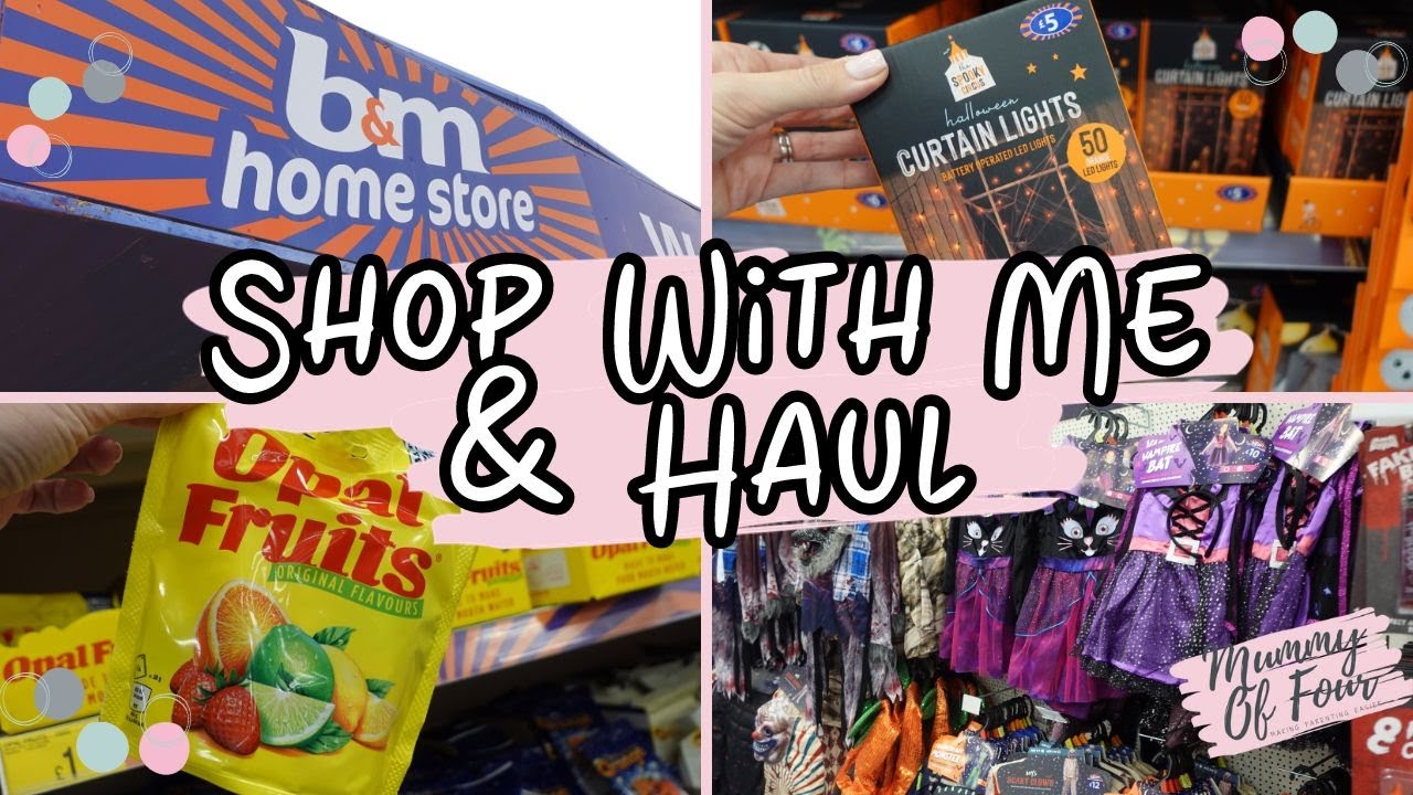 Halloween B&M Come Shop With Me & Haul 🛒 Laundry Household Cleaning, Toiletries Organisation & More