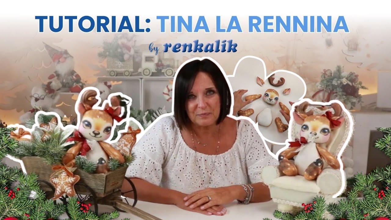 Tina, la nostra piccola renna della collezione Renkalik Natale 2024! 🦌