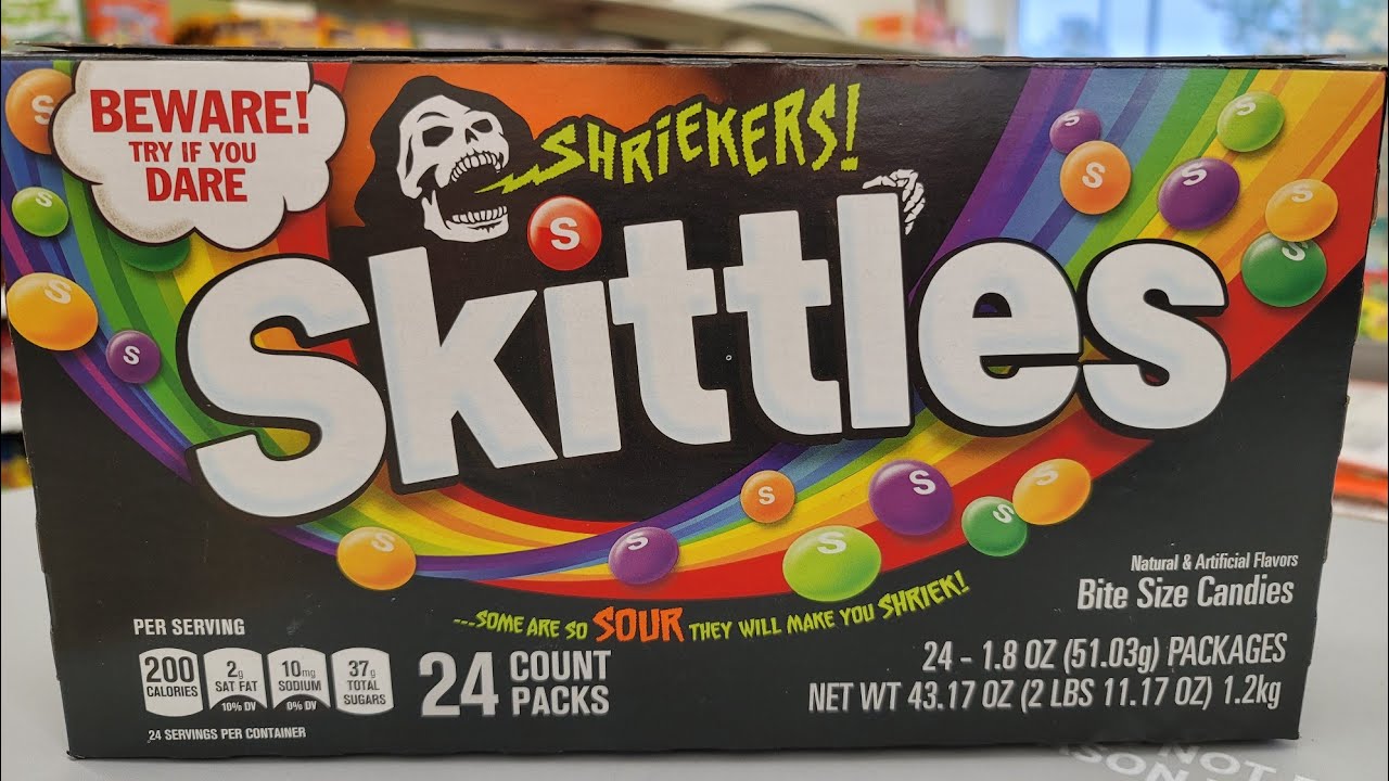 Skittles Shriekers candy review