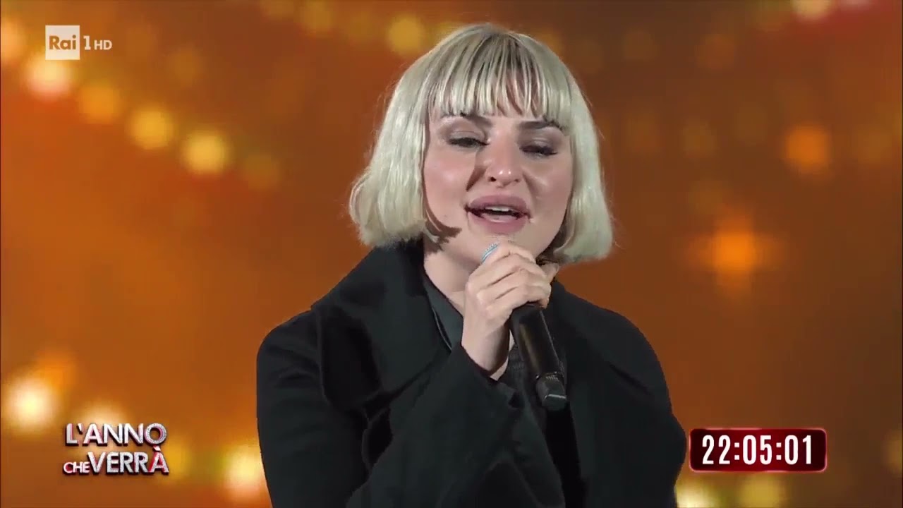 L'anno che verra':   Arisa Meraviglioso Amore Mio - 31 dicembre 2021