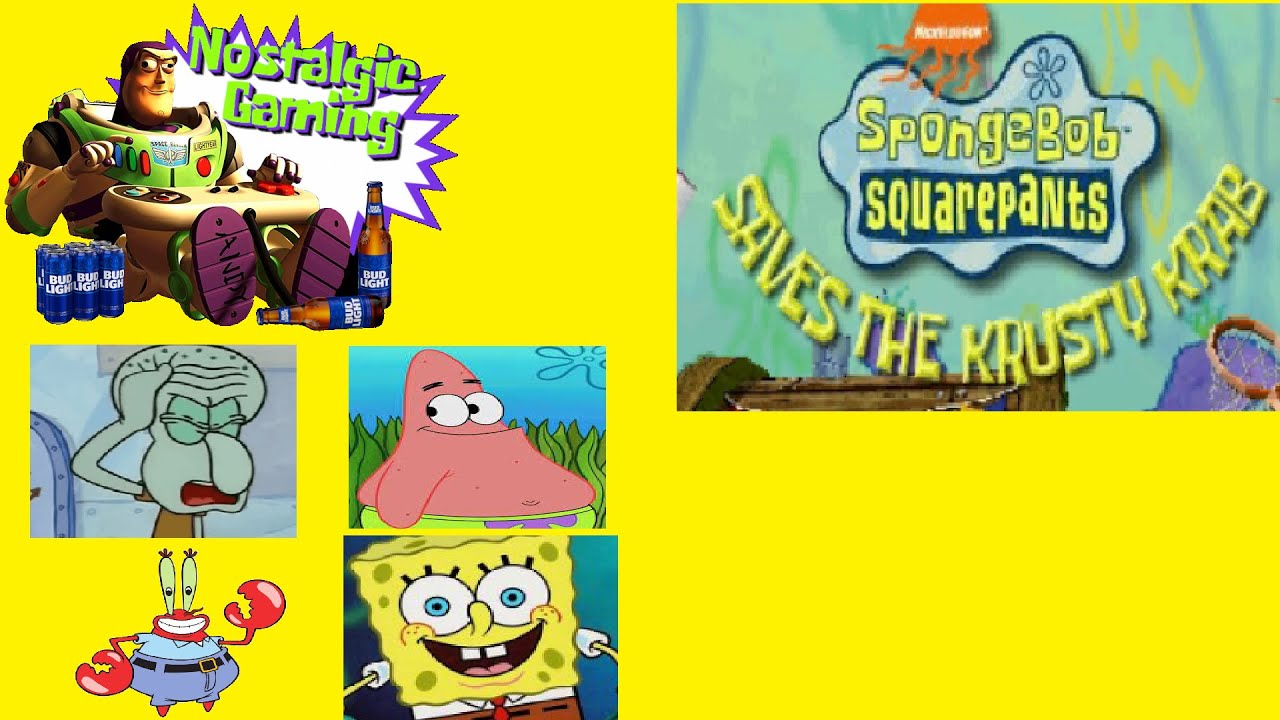 Nostalgic Gaming Ep.1: SpongeBob SquarePants Saves The Krusty Krab