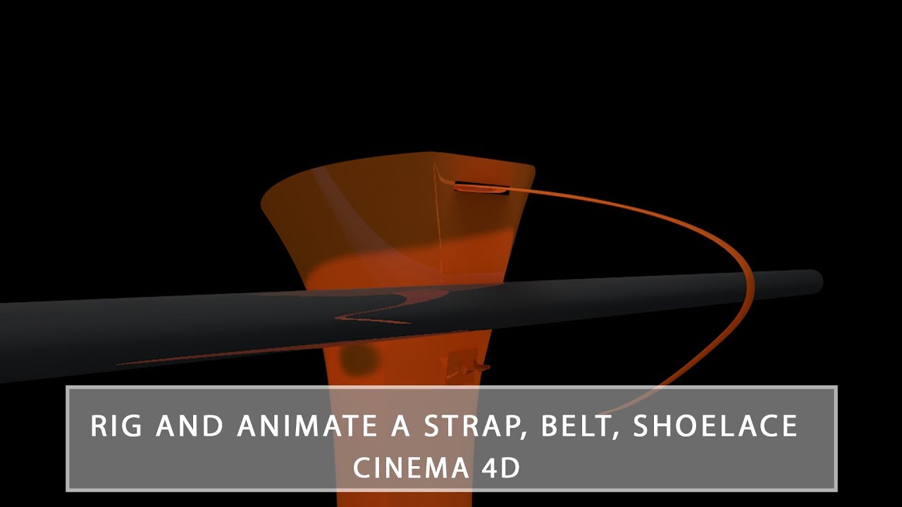 How to Rig and Animate a Belt, Strap, Watch, or ShoeLace in Cinema 4D with IK Spline