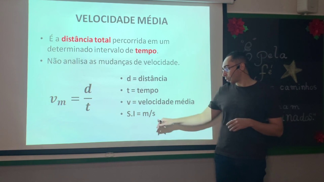 F&iacute;sica: Velocidade M&eacute;dia. (1&ordm; Ano)
