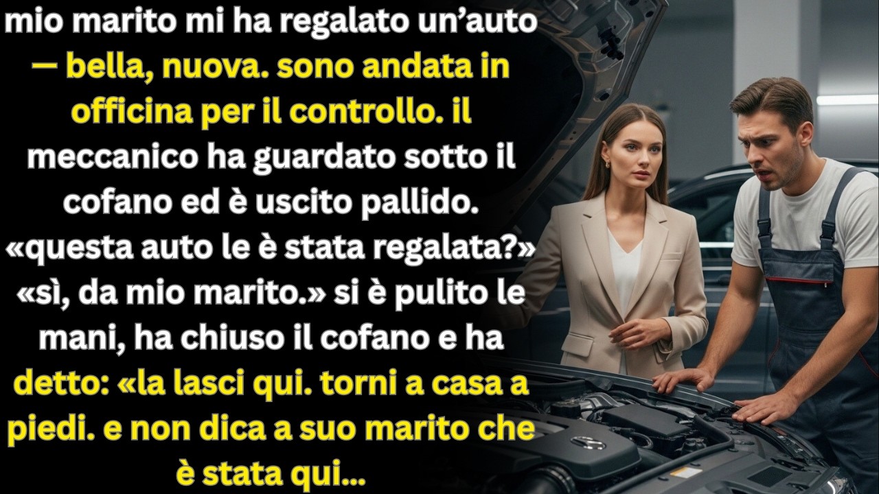 Il meccanico ha aperto il cofano ed è impallidito  «Lasci l’auto  Vada a piedi  A suo marito — nulla