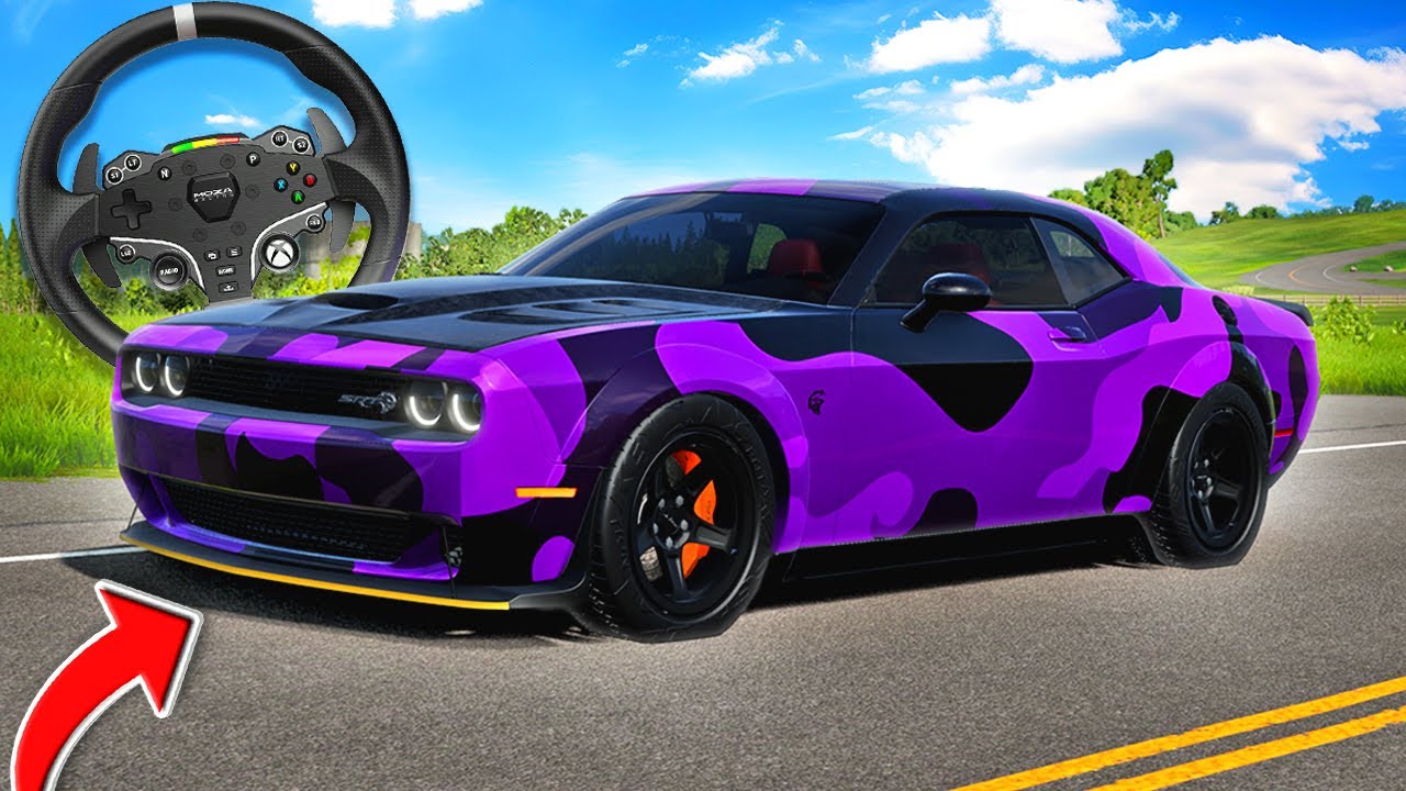 Отправляюсь в путешествие, чтобы купить Hellcat Challenger &mdash; реалистичный привод BeamNG с рулевым...