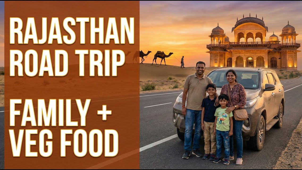 7 Days Rajasthan Road Trip with Family | Safe Stops, Pure Veg Food & Full Itinerary