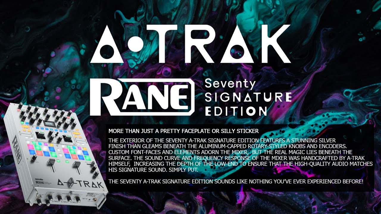 AGIPRODJ | RANE SEVENTY A-TRAK SIGNATURE EDITION LIVE OVERVIEW