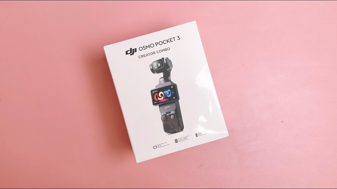 silent unboxing : DJI OSMO Pocket 3 Creator Combo