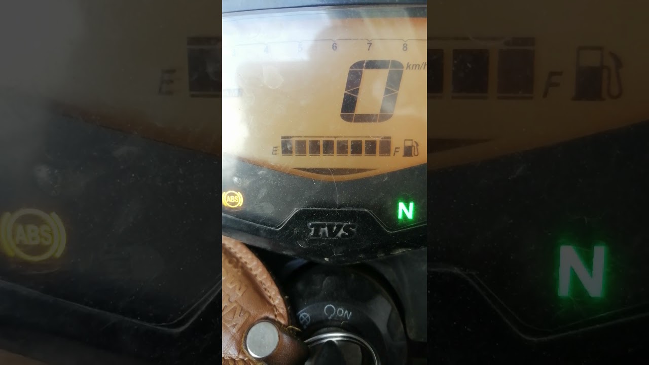 apache 160 bs6 4v fuel Guage blinking problem.. any solution for this?