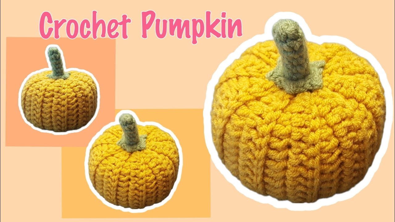 How to Crochet Pumpkin | DIY Craft | w/ subtitle