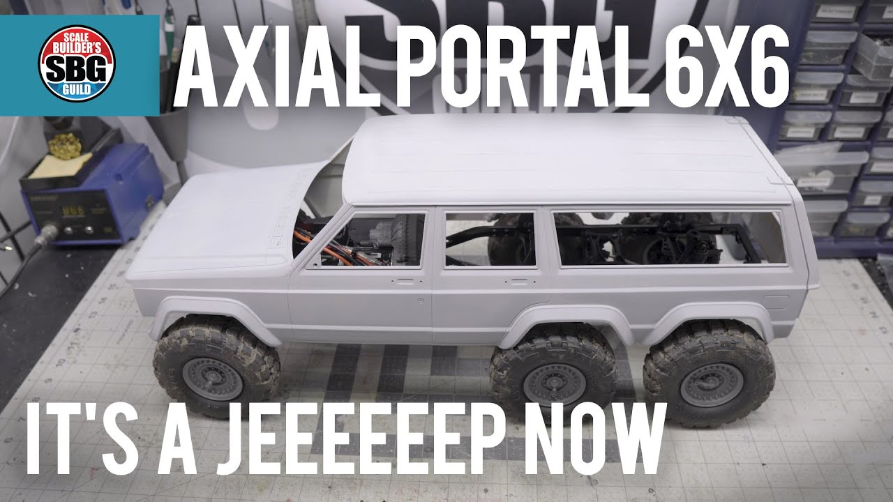 Axial Portal Axle 6x6 Cherokee! Yes, that's a thing.
