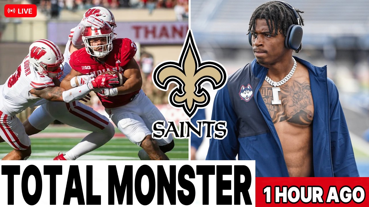 New Orleans Saints Could Land NFL Draft's Most Productive WR on Day 2 with UConn WR Bell