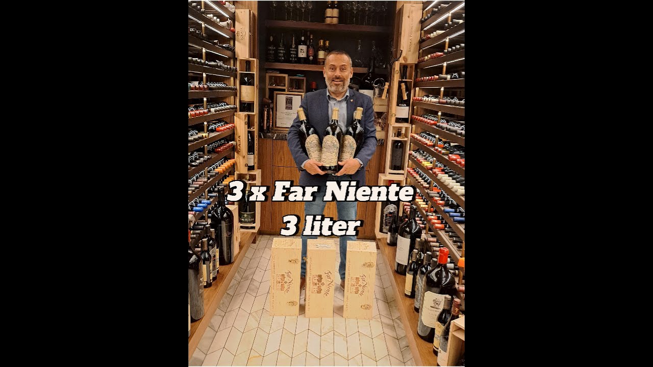 Full video of me opening 3 x 3 Liter of Far Niente Cabernet 2022 from Napa Valley for the same table