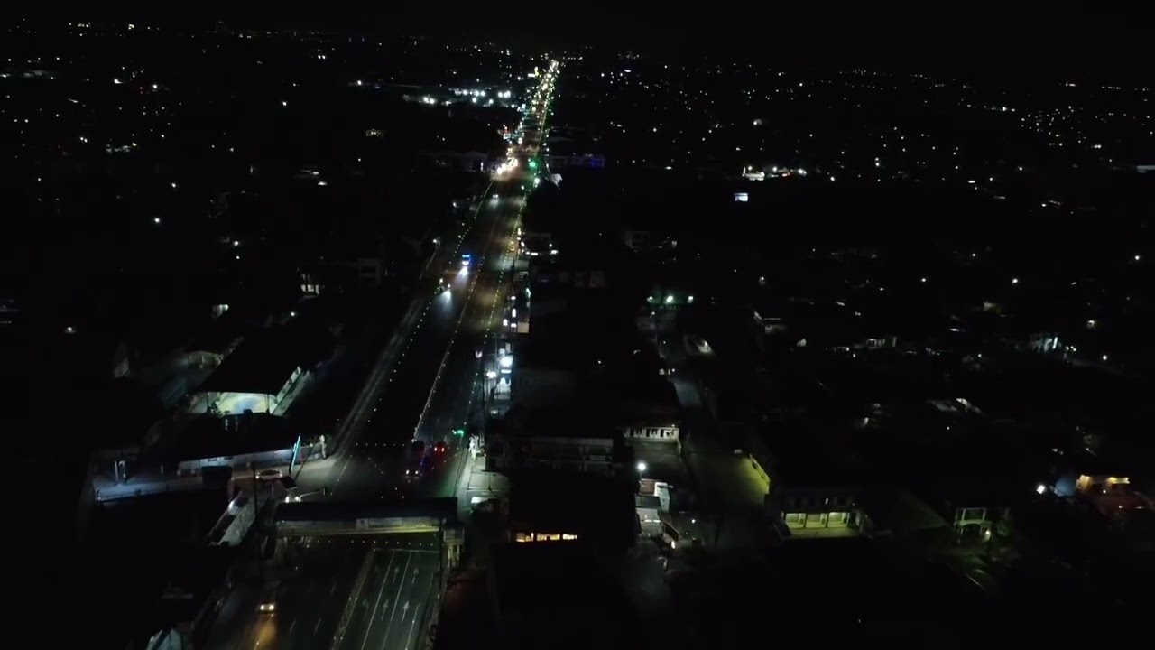 EVENING SHOT OF MC ARTHUR HIGHWAY SANFERNNDO PAMPANGA