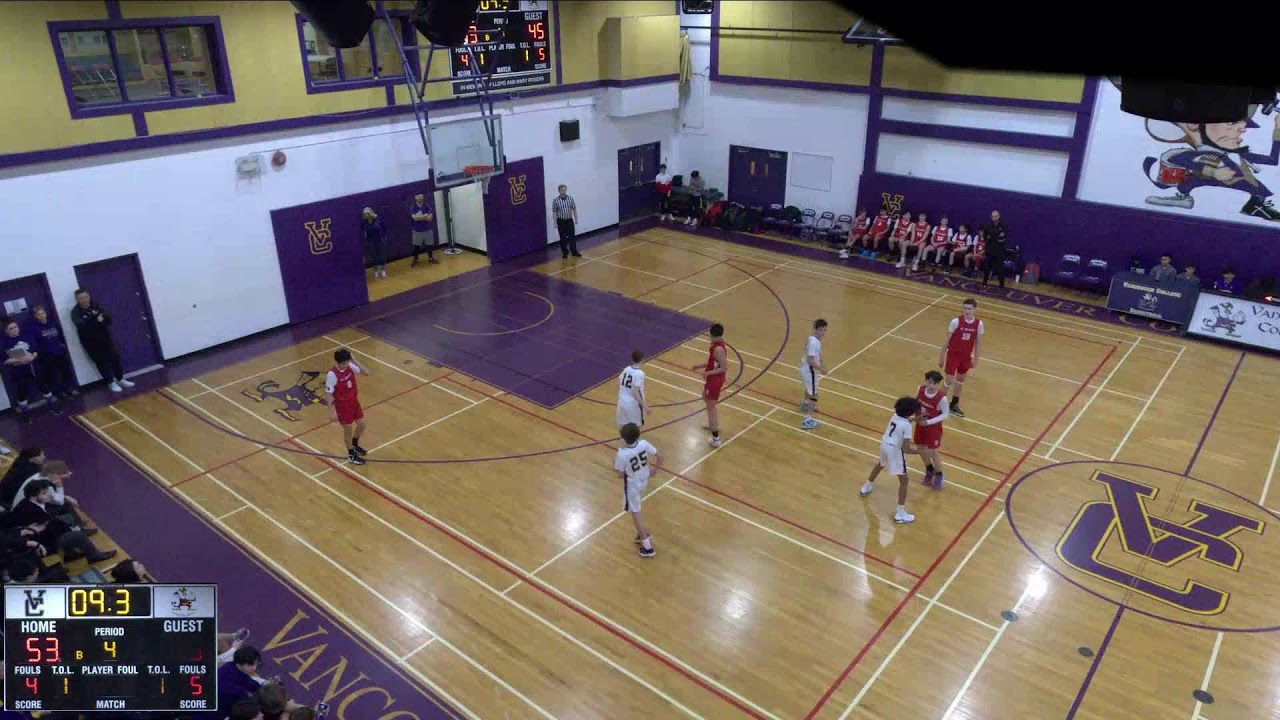 Vancouver College vs st Georges Boys' Freshman Basketball