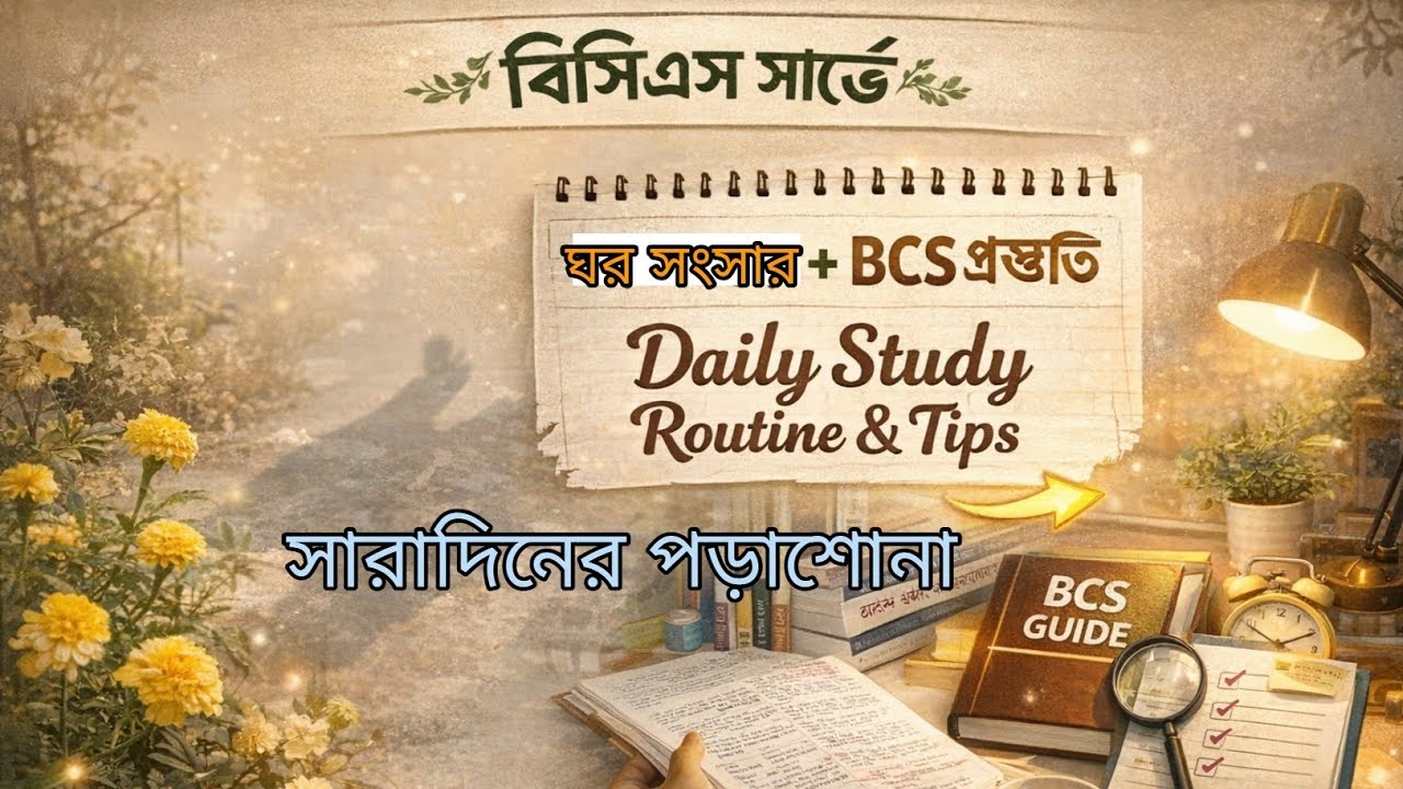 Realistic BCS Preparation Routine✅How I Manage Study & Home