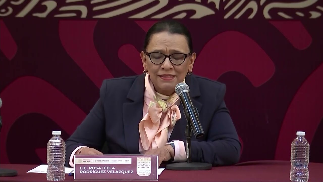 La licenciada Rosa Icela Rodr&iacute;guez tom&oacute; posesi&oacute;n como nueva secretaria de Gobernaci&oacute;n