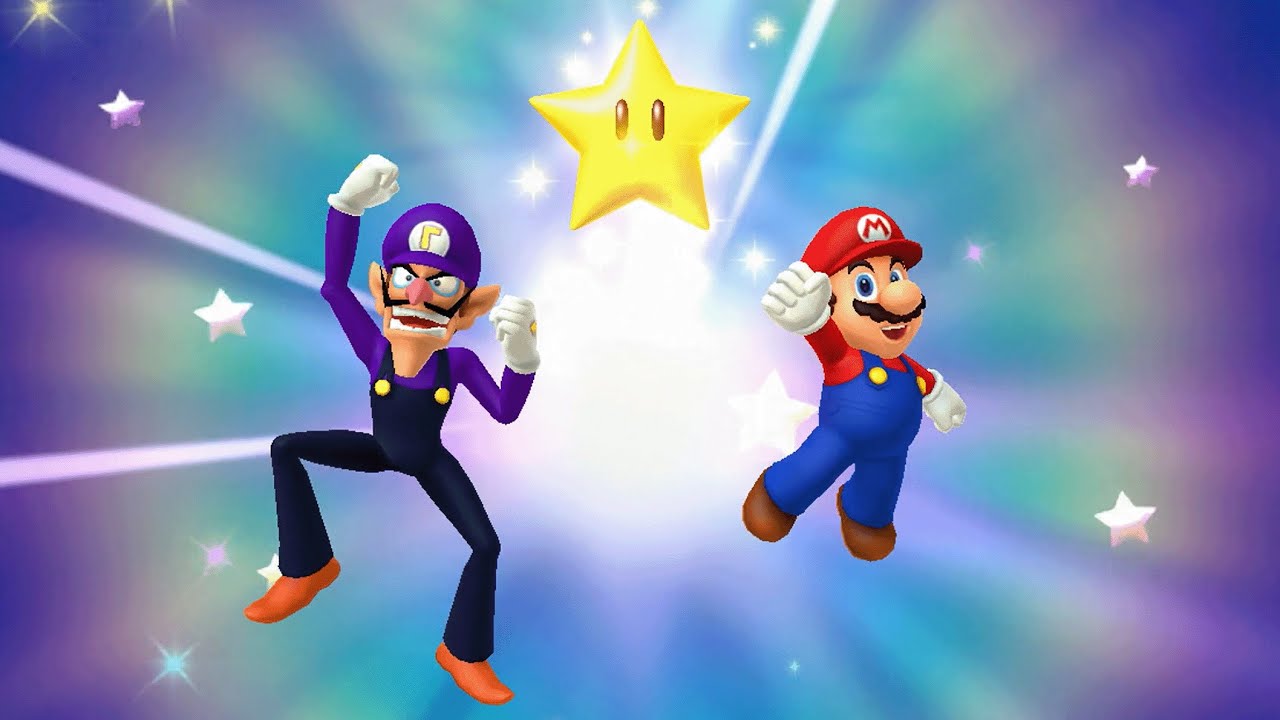Mario Party 10 - Waluigi vs Mario vs Luigi vs Daisy - Haunted Trail
