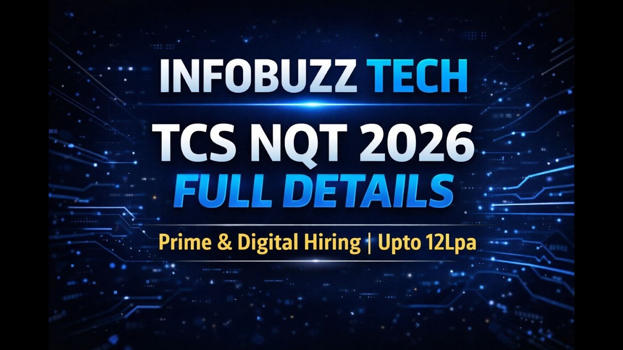 TCS NQT 2026 Full Details | Prime & Digital Hiring | Up to 12 LPA 💼🔥