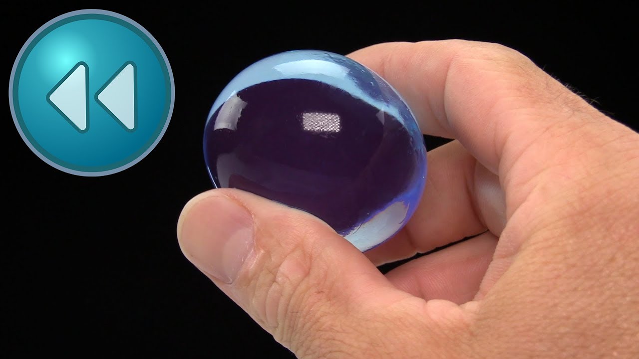 AMAZING REVERSE VIDEO VS BIG ORBEEZ