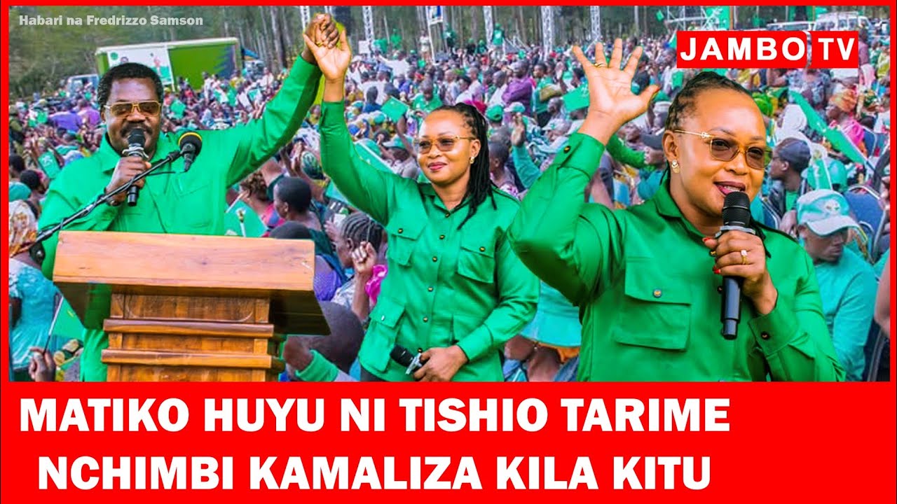 MATIKO ANG'ARA  UZINDUZI KAMPENI ZA CCM TARIME MJI - KEMBEKI ATEULIWA KUWA KAMPENI MANAGER WAKE