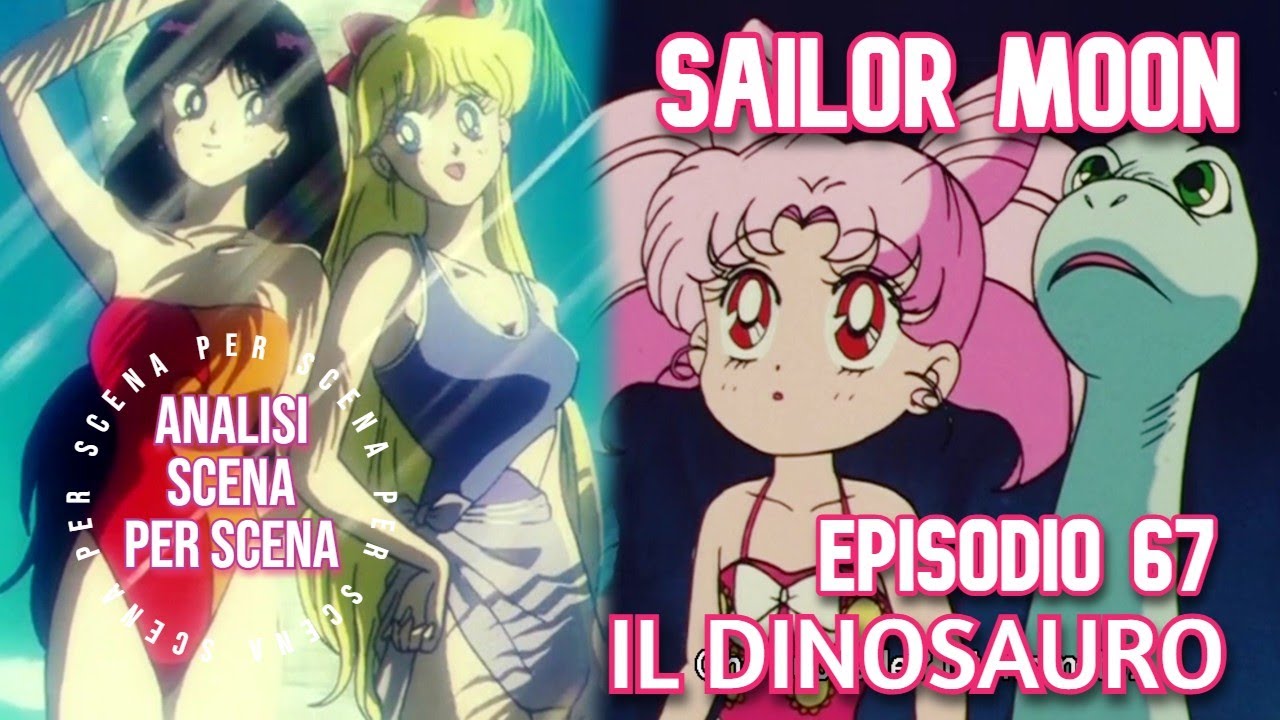 SAILOR MOON 67, IL DINOSAURO DI CHIBIUSA, L'AMICIZIA CON REI #sailormoon