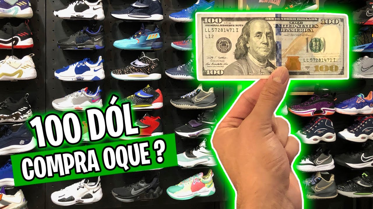 OQUE 100 DÓLARES COMPRA EM UMA LOJA ESPORTIVA NOS ESTADOS UNIDOS?