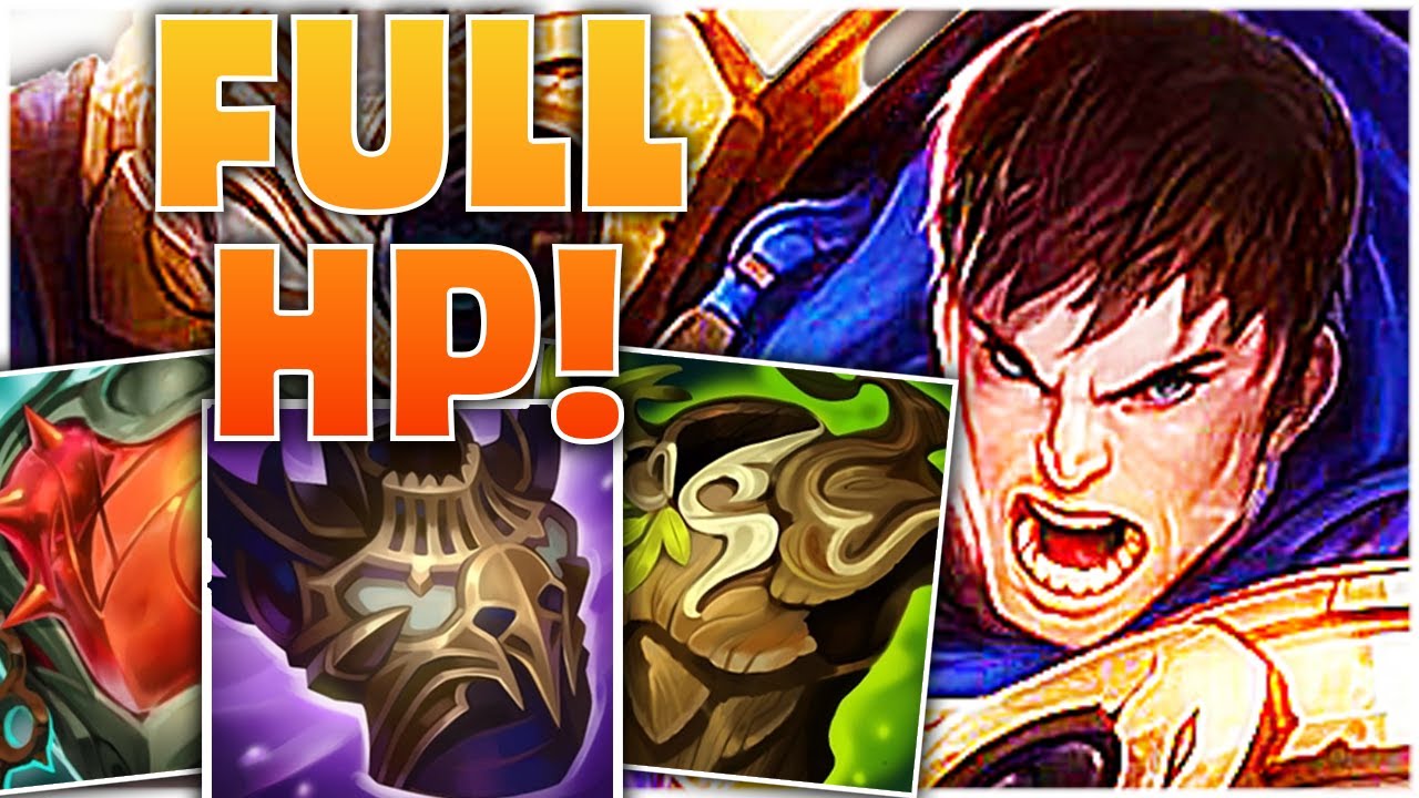Full HP Garen Top Lane - Unstoppable Tank! | Heartsteel & Warmog's Armor | League of Legends