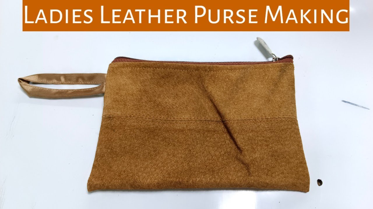 How To Make Pure Leather Ladies Purse // Ladies Purse Making // Parvez Design