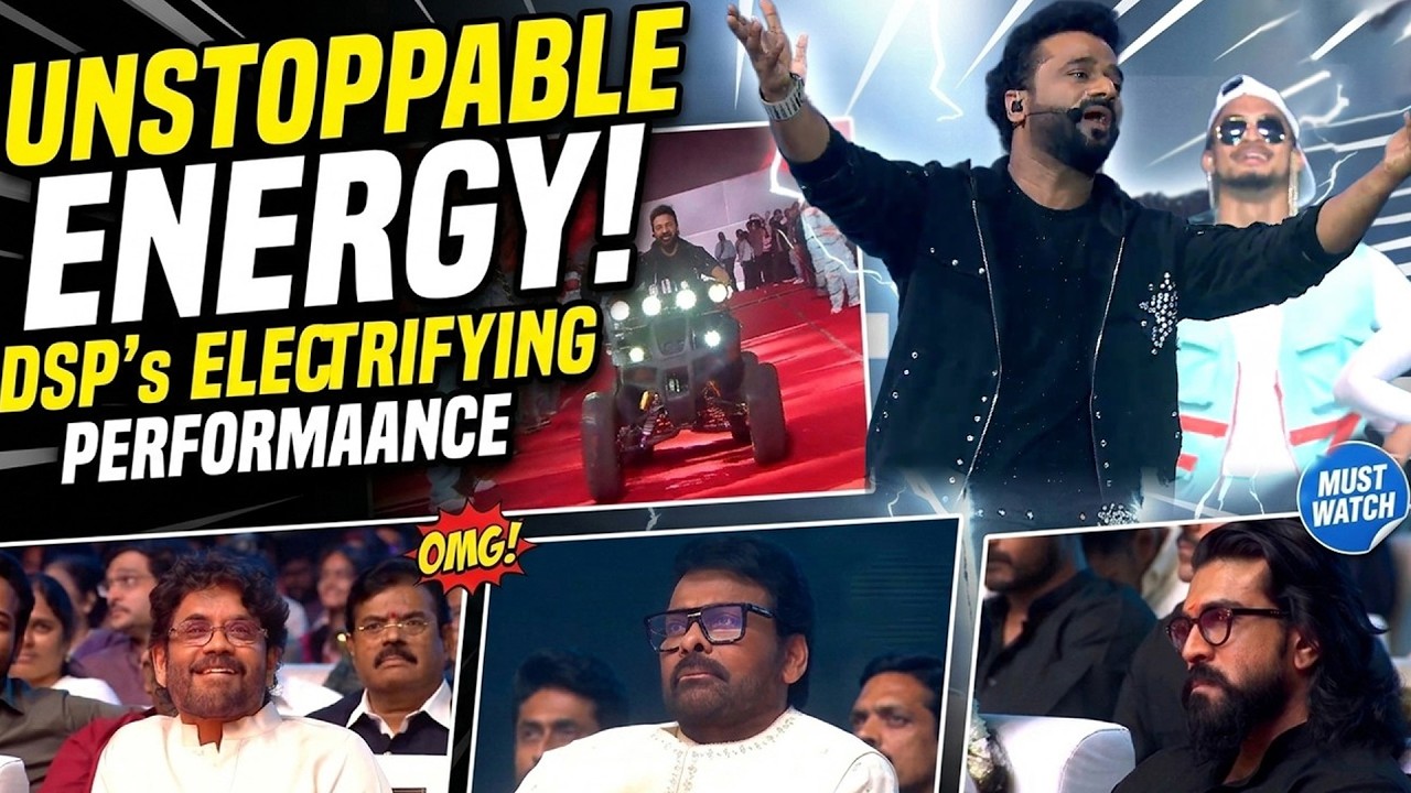 Unstoppable Energy! DSP’s Electrifying Performance @ Gaddar Awards | TFPC
