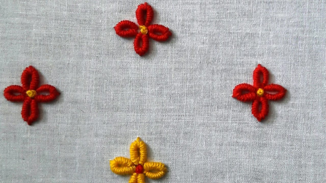 Hand Embroidery Tutorial : Bullion Knot Stitch/All Over Design